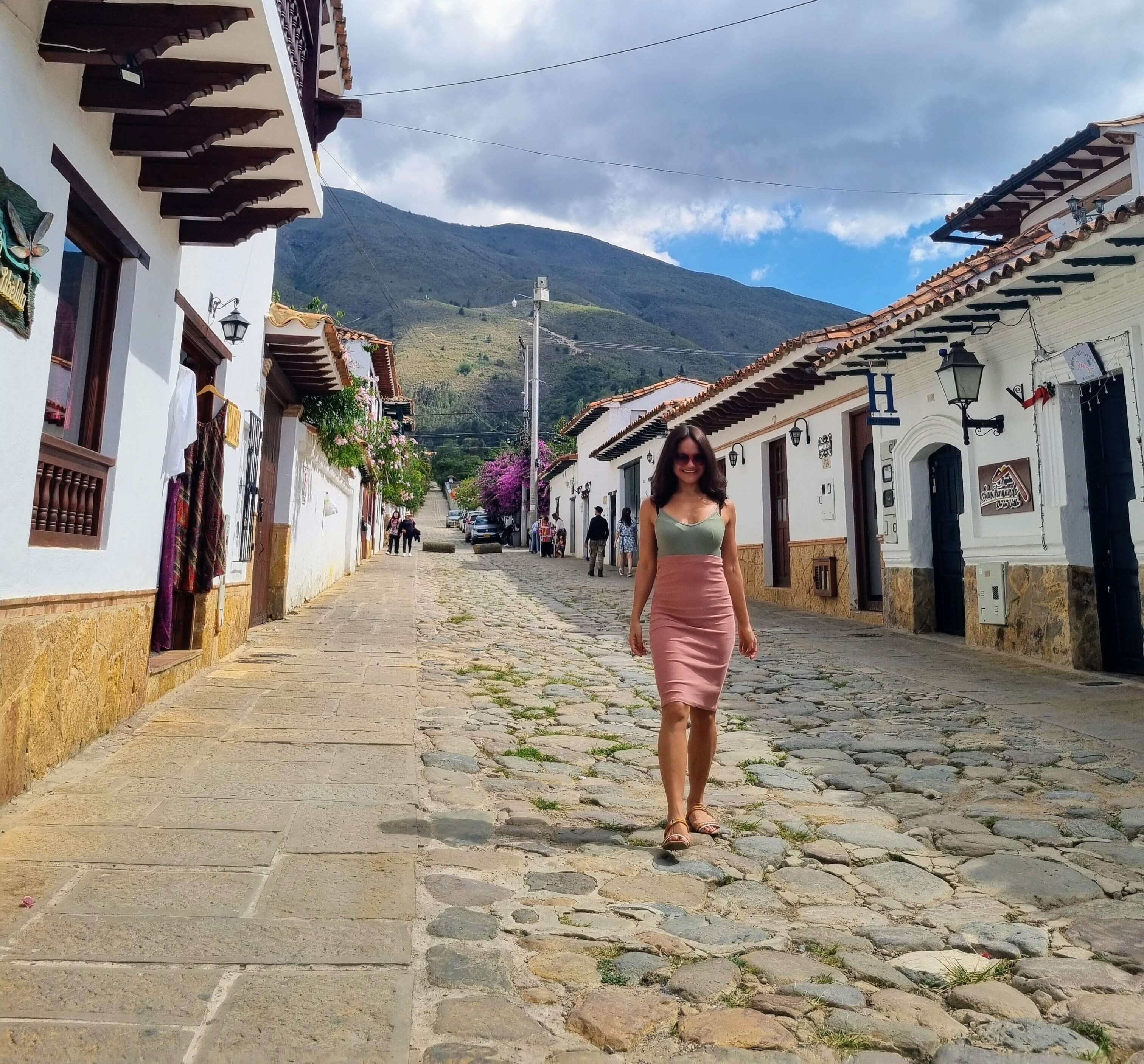 samira holma village colombia walking